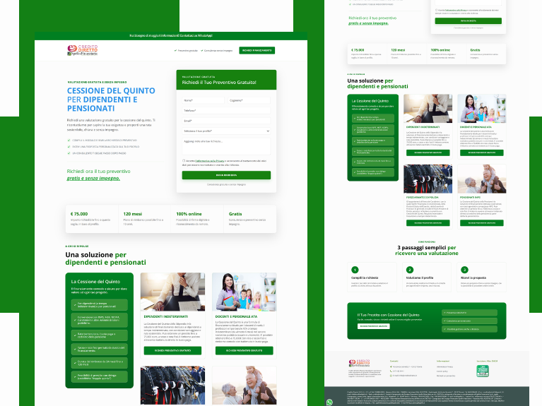 Prestiti Landing One page